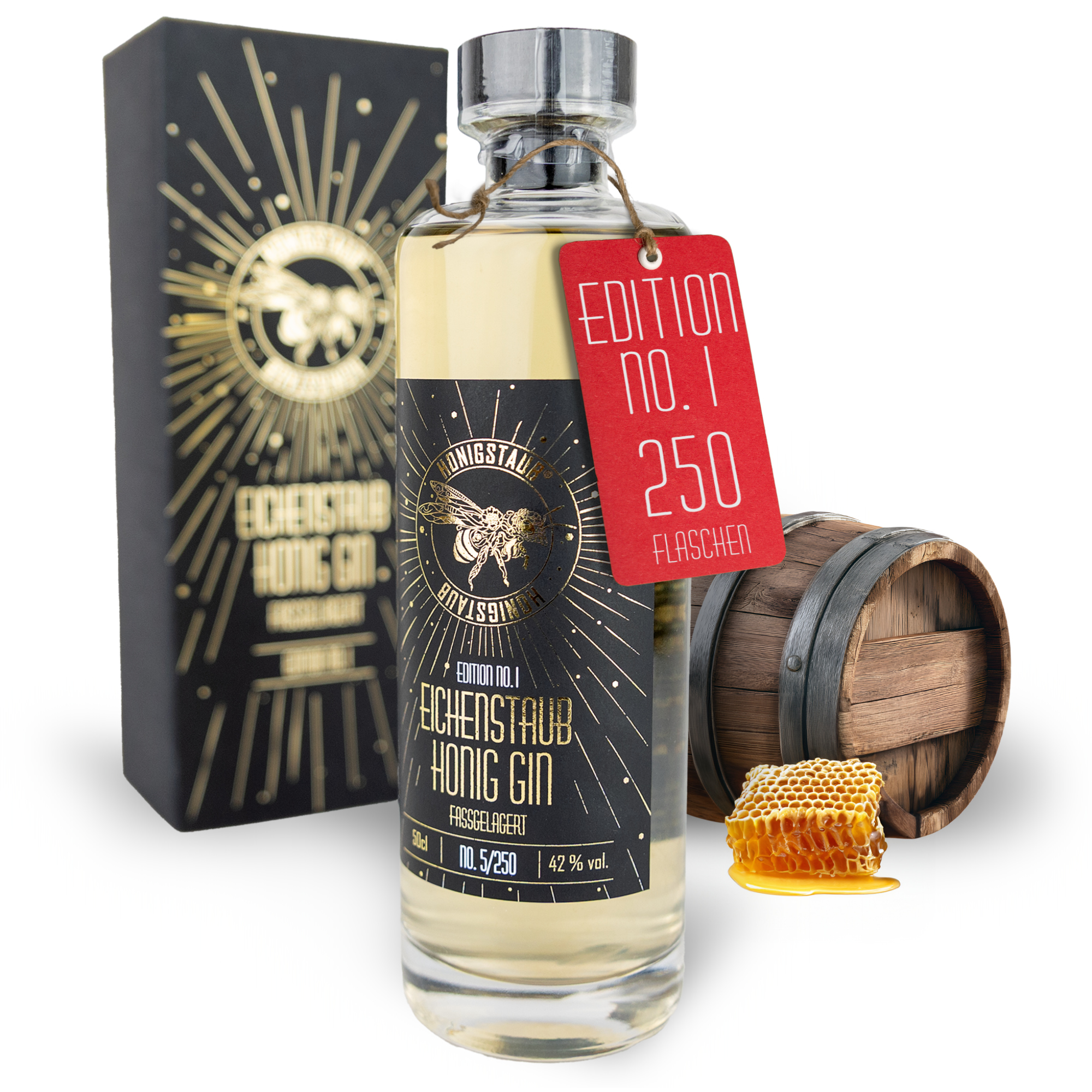 Eichenstaub Honig Gin Fassgelagert 50cl